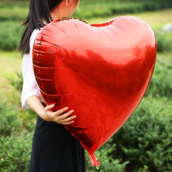 Bong bóng phao hình trái tim size 40inch