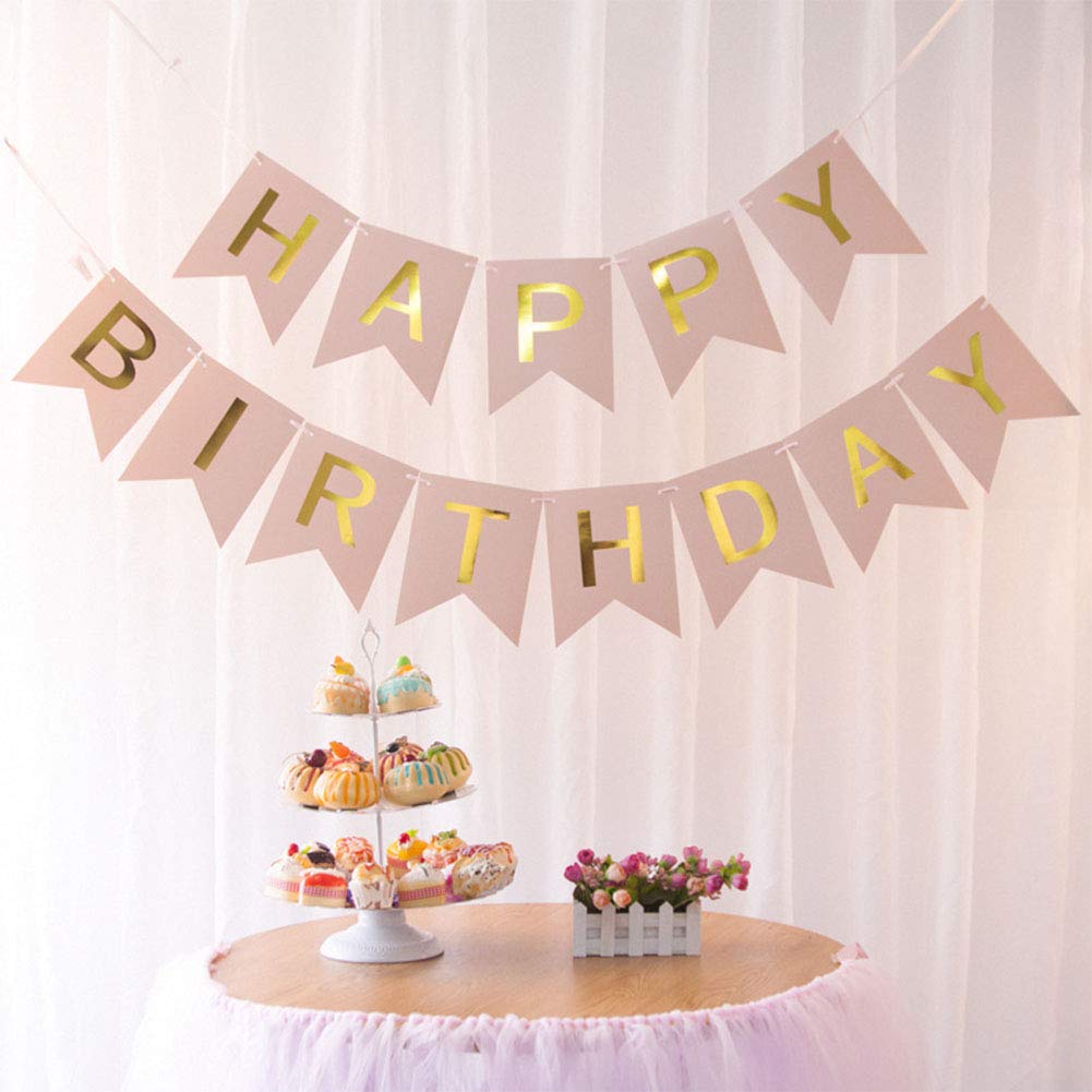 Dây cờ đuôi cá Happy Birthday